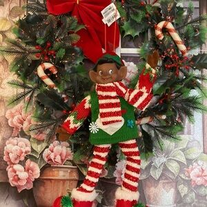 Kurt Adler Red and Green Elf Ornament